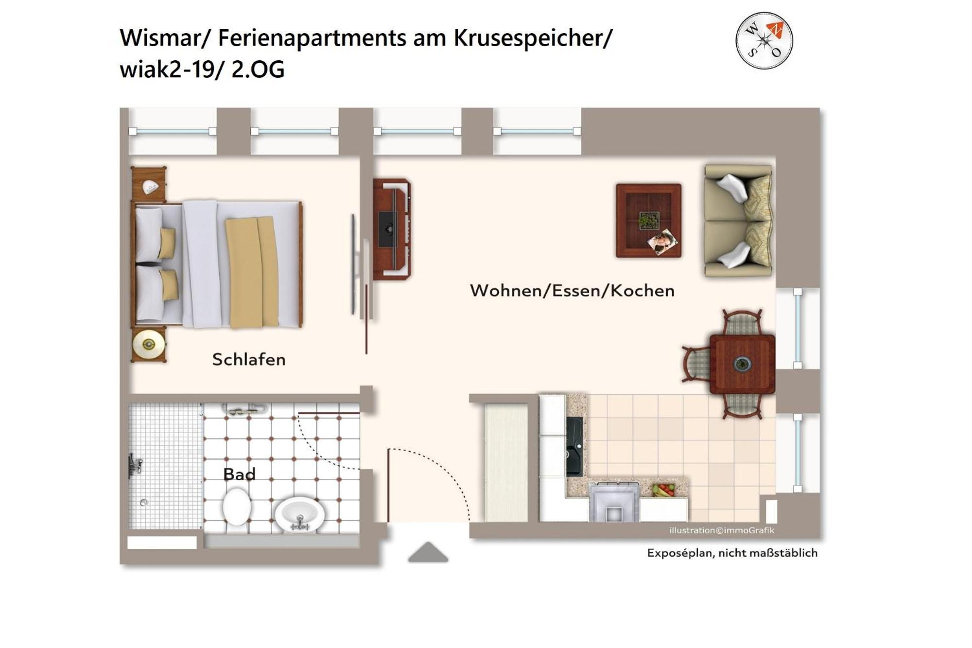 Ferienapartments Am Krusespeicher Ferienapartments Am Krusespeicher 2-19 Wismar Exterior photo